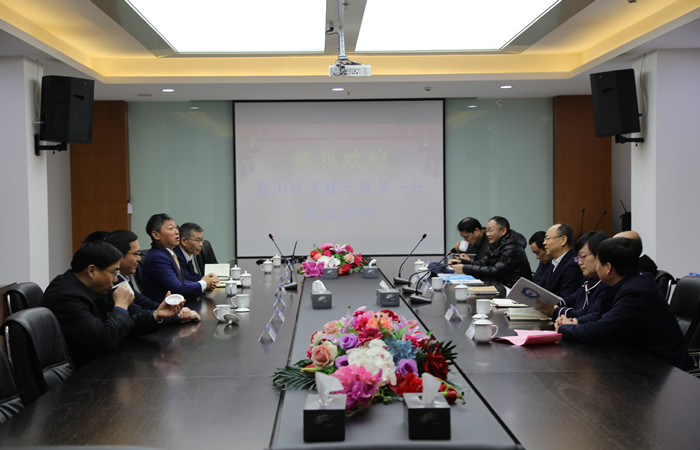 惠山区委吴建元区长一行走访今年会官网登录入口高科开展“暖企行动”